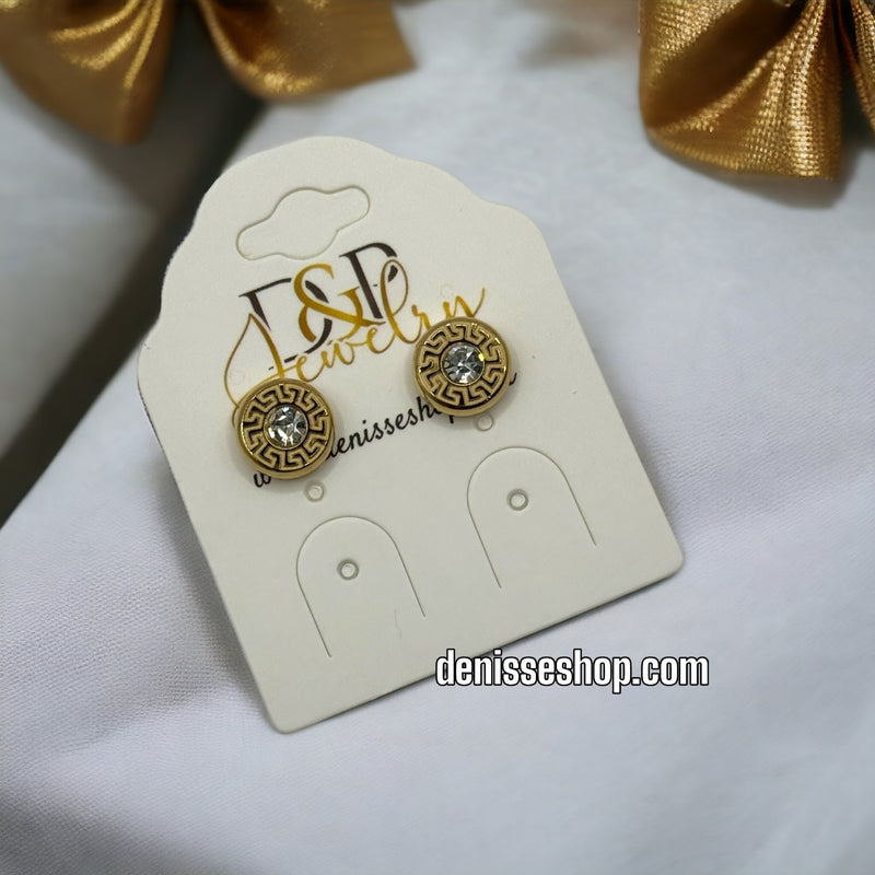 14K SMALL GOLD EARRING E279