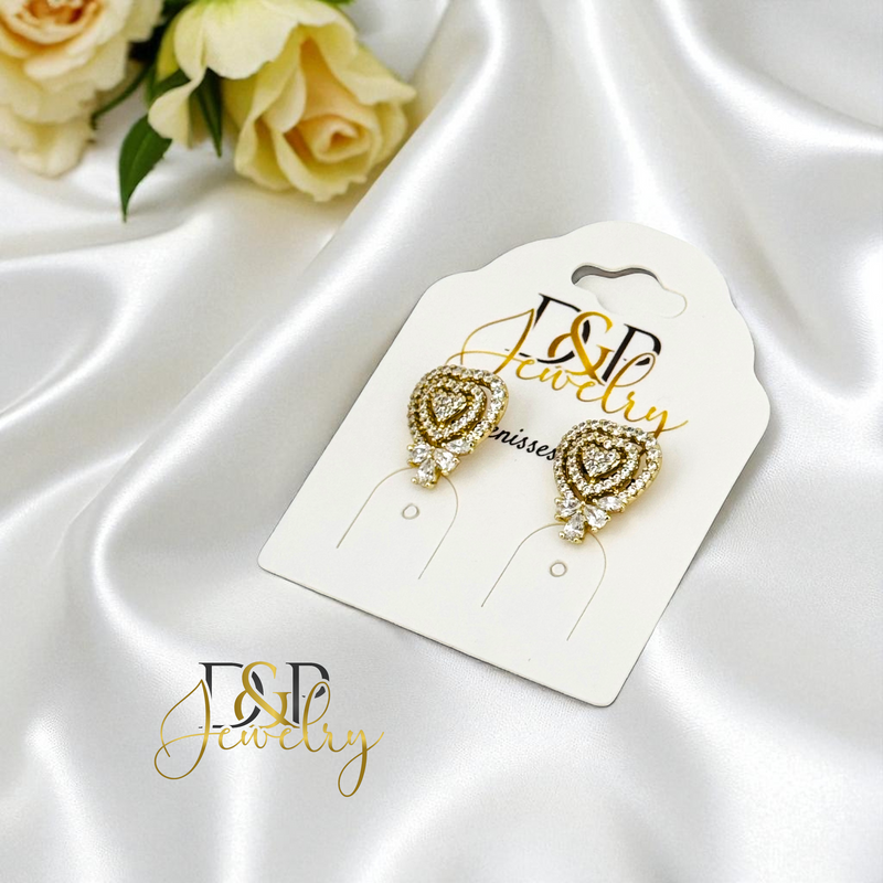 14K FASHION EARRING E905