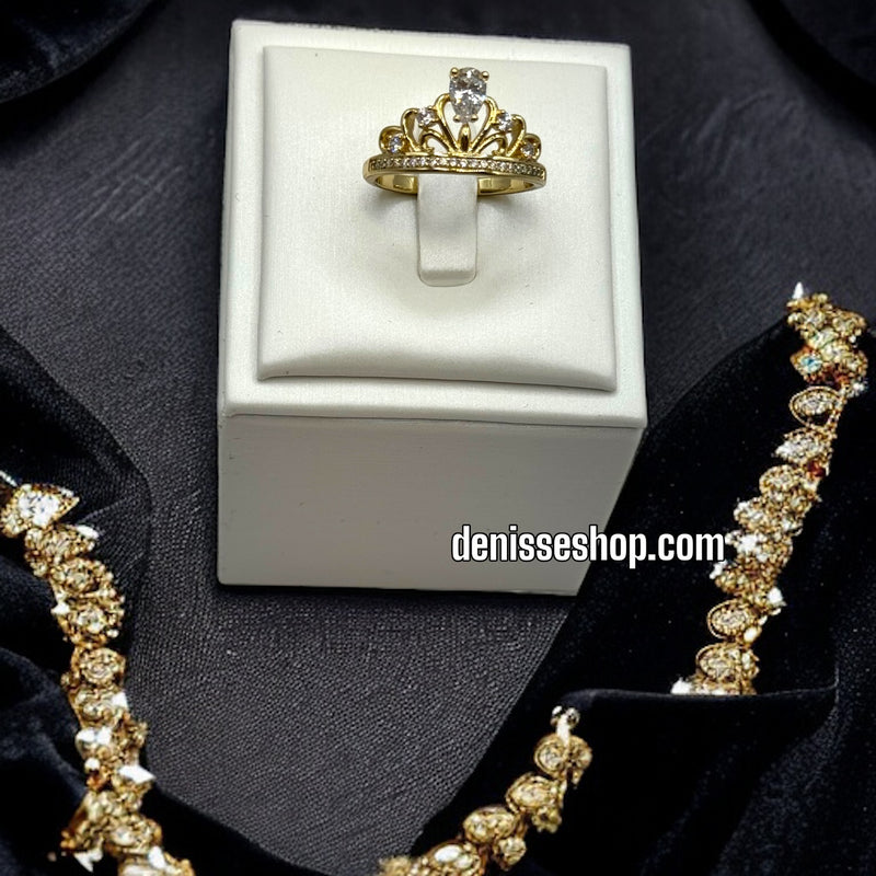 14K PRINCESS GOLD RING RG141