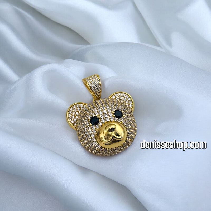 14K WOMEN BEAR BIG PENDANT P654