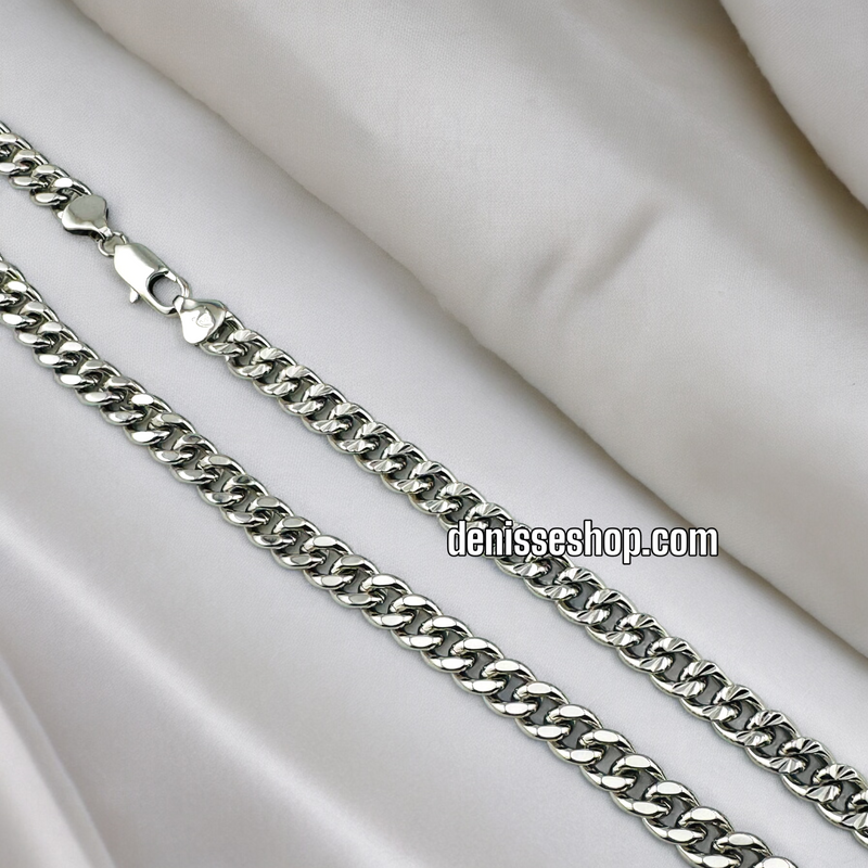 FASHION SILVER CHAIN 7MM C1096