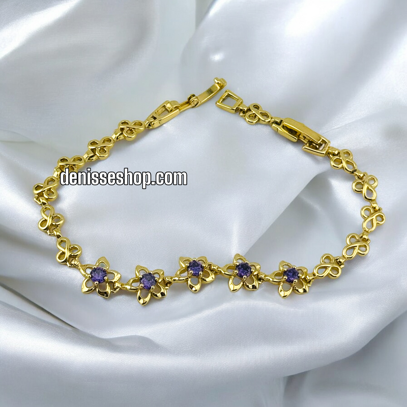 14K PURPLE BRACELET BR429