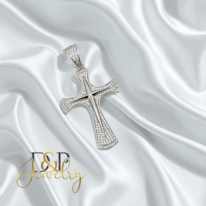 14K SILVER/CROSS PENDANT P903