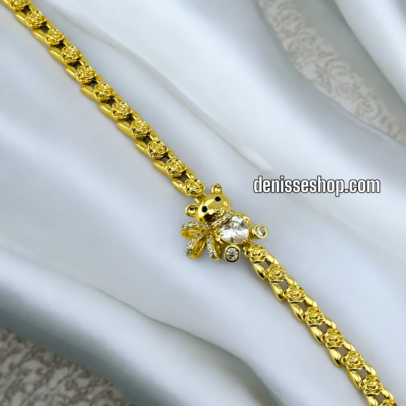 14K BEAR BRACELET BR499