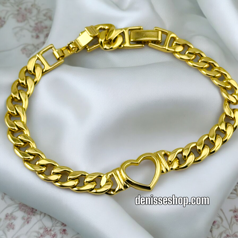 14K /WOMAN HEART BRACELET BR555