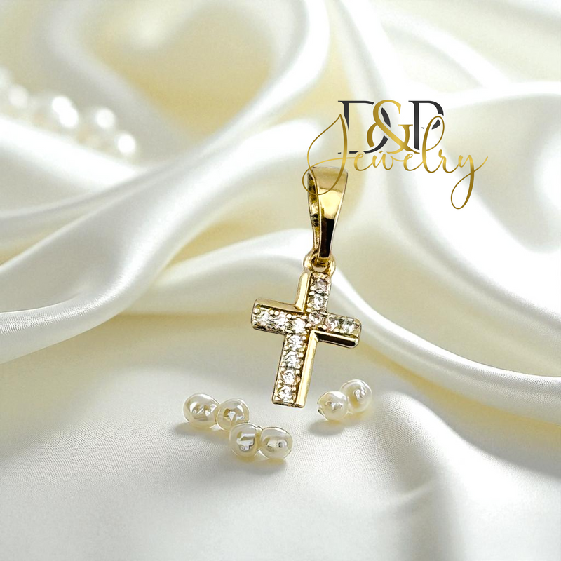 14K TINY CRUCIFIX PENDANT P869