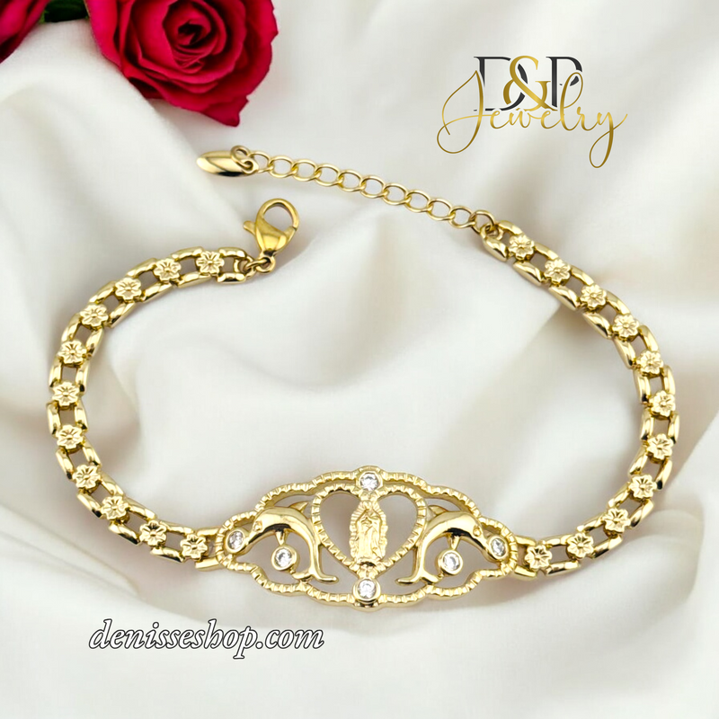 14K WOMEN MARY BRACELET BR666