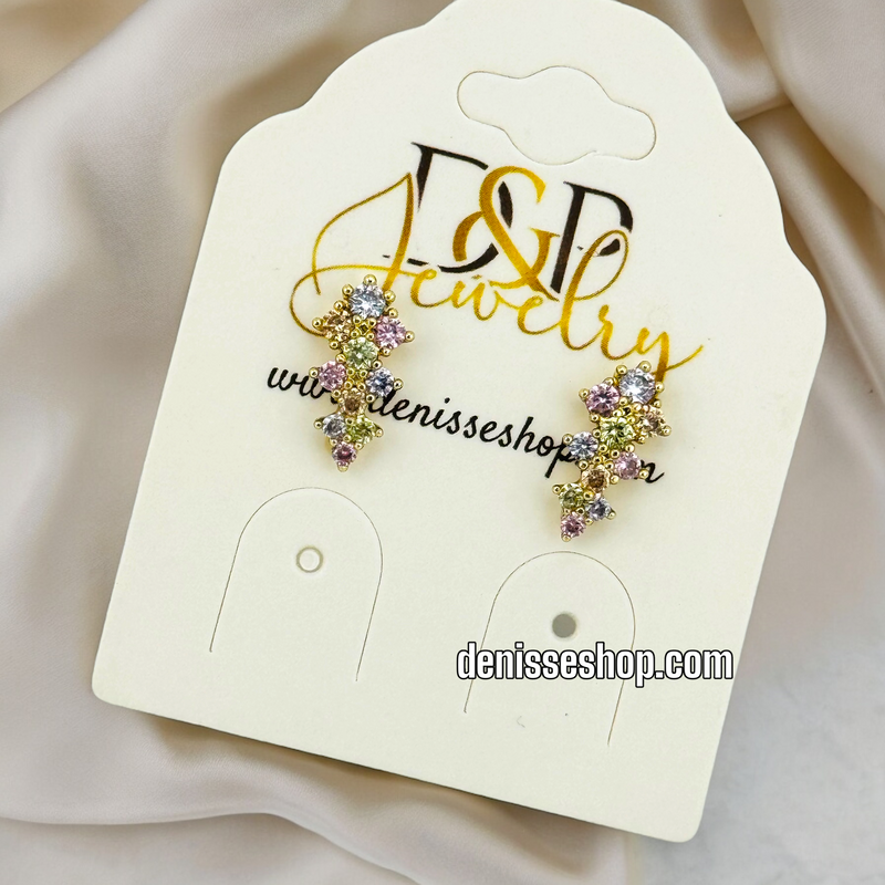 14K SOFT COLORS EARRING E561