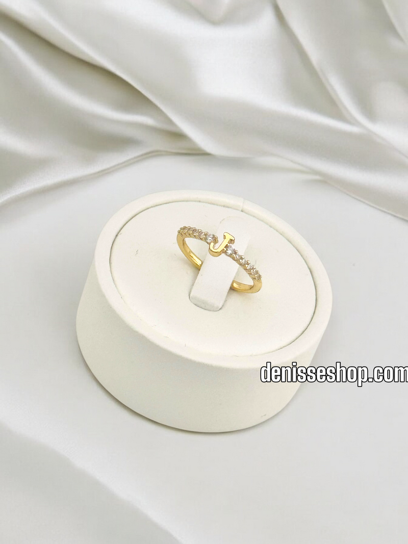 14K WOMEN  LETTER ( J ) RING RG315