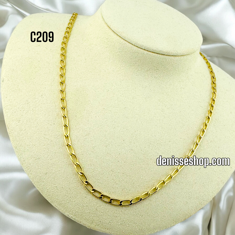 14K CURB CUBAN CHAIN 18&