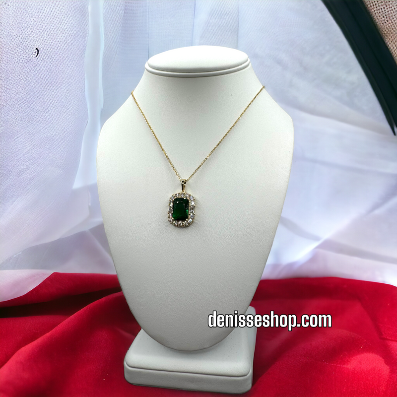 14K GREEN PENDANT P305