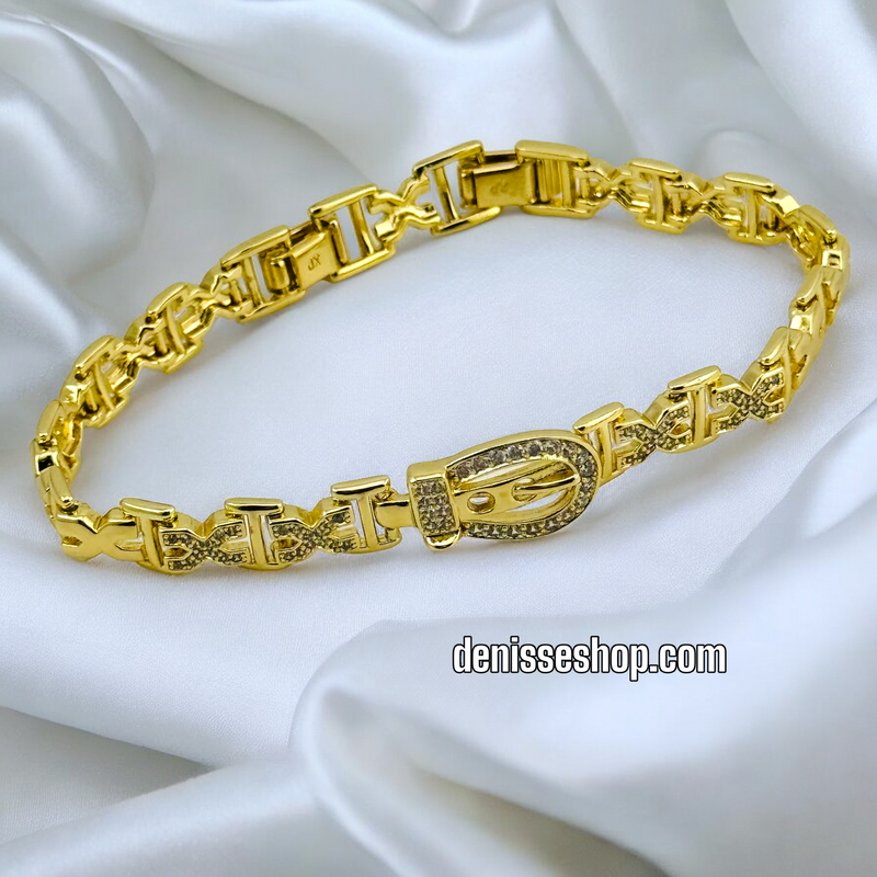 14K FASHION GOLD BRACELET BR449