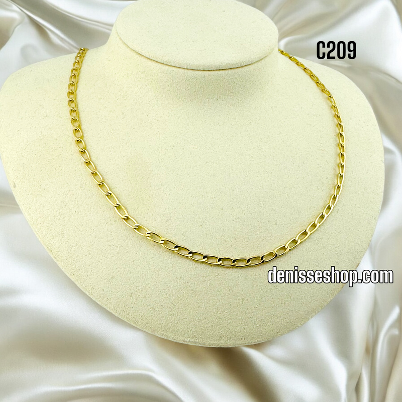 14K CURB CUBAN CHAIN 18&