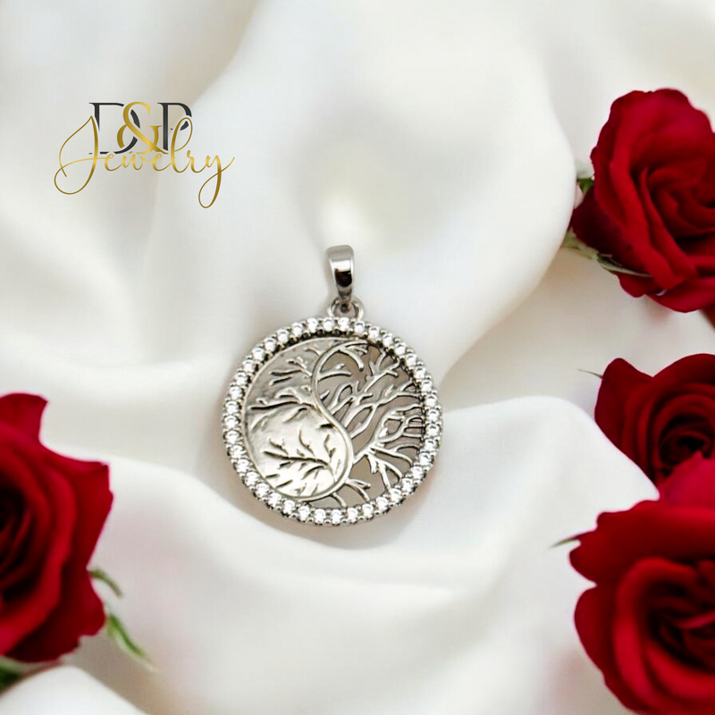 SILVER TREE LIFE PENDANT P791