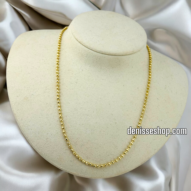 14K CHAIN BEAD 1.5MM CH022