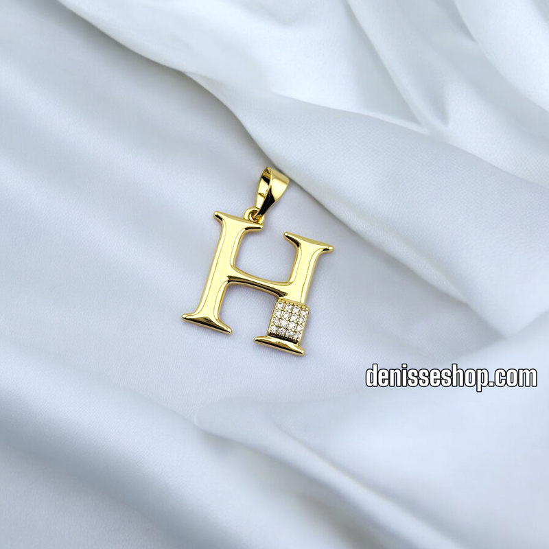 14K FASHION LARGE LETTER PENDANT P645