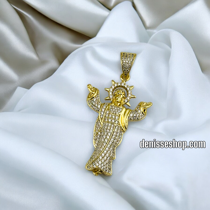 14K WOMEN / MEN JESUS PENDANT P533