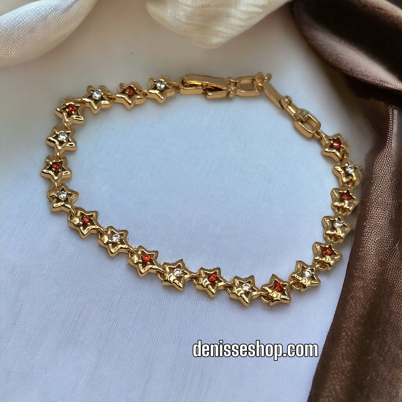 18K STAR GOLD BRACELET BR271