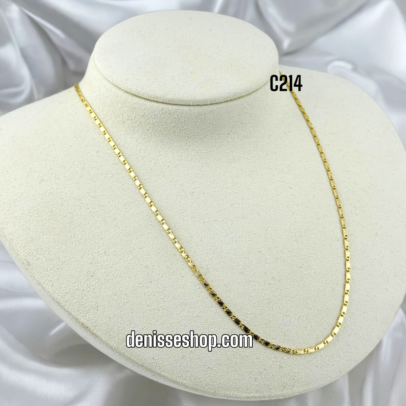 14K THIN STAR DESIGN CHAIN C214