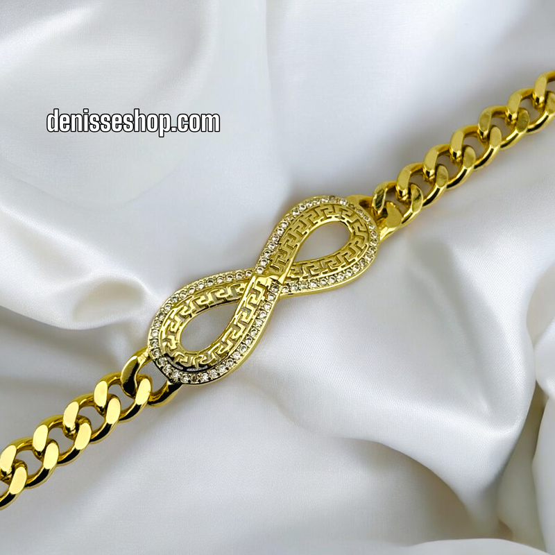 14K INFINITY GOLD BRACELET BR433