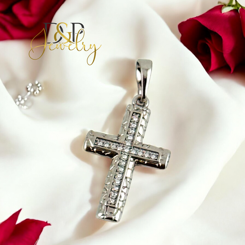 SILVER CROSS PENDANT P860