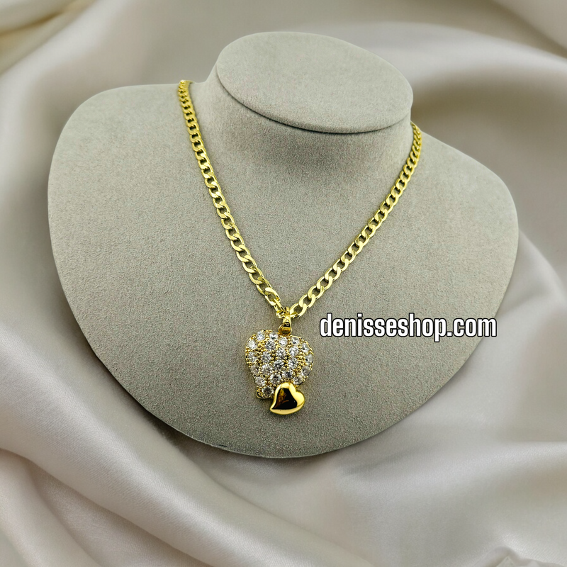 14K HEART PENDANT P355