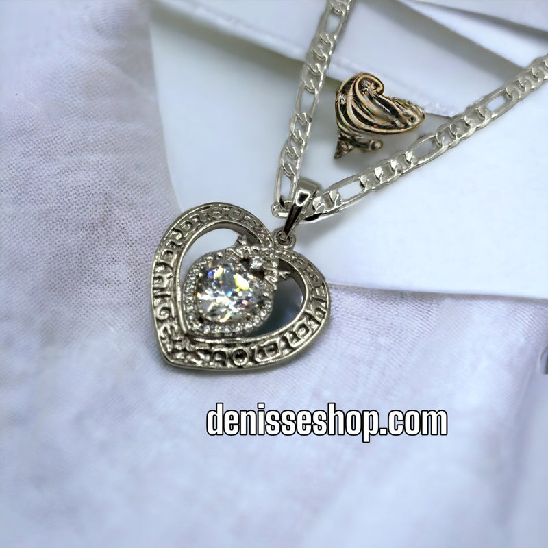 SILVER HEART PENDANT P167