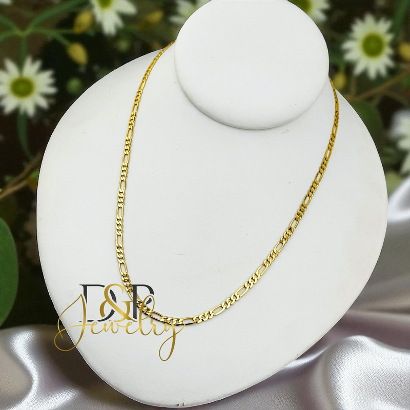 14K FIGARO CHAIN 2MM CH139