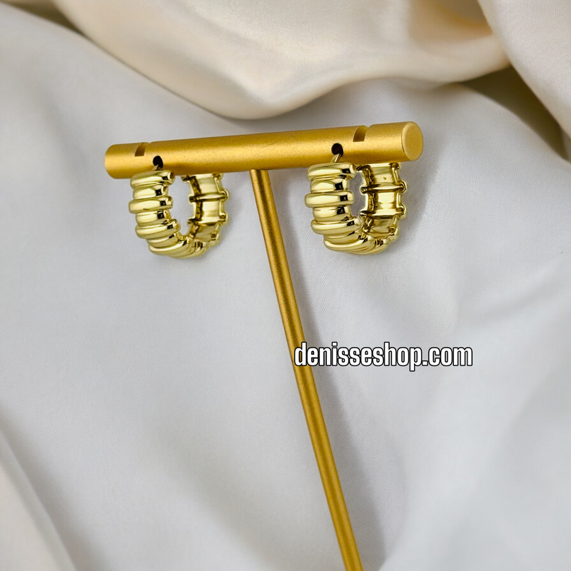 14K GOLD HOOPS HP408