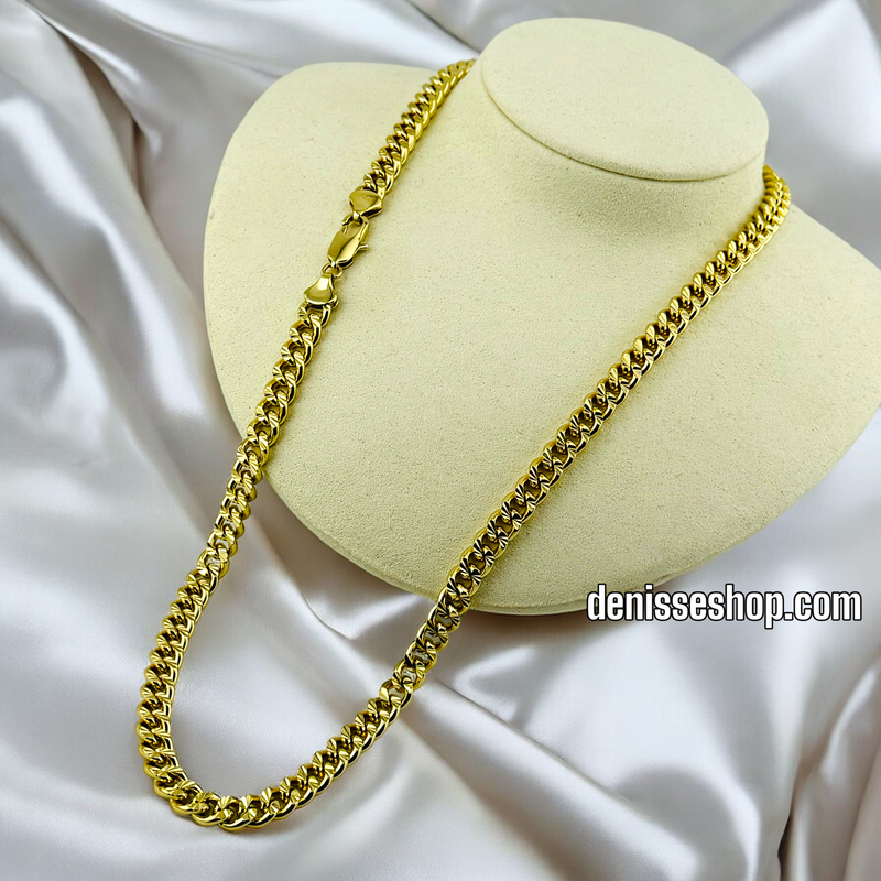 14K CHAIN CUBAN CHUNKY 8MM CH014