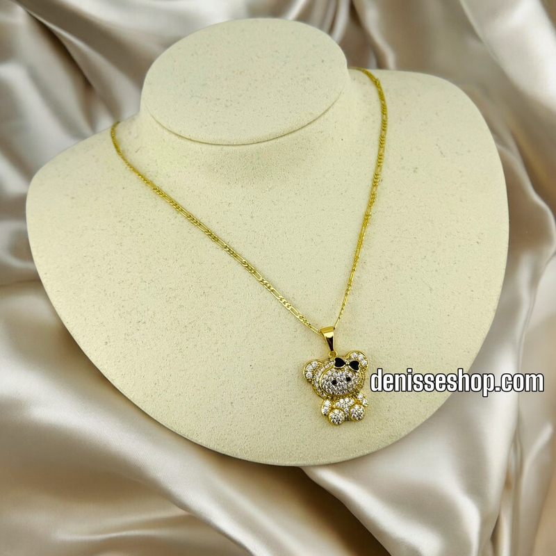 14K / CUTE BEAR CUB PENDANT P572