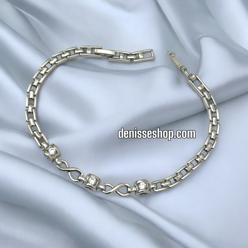 SILVER INFINITY BRACELET BR624