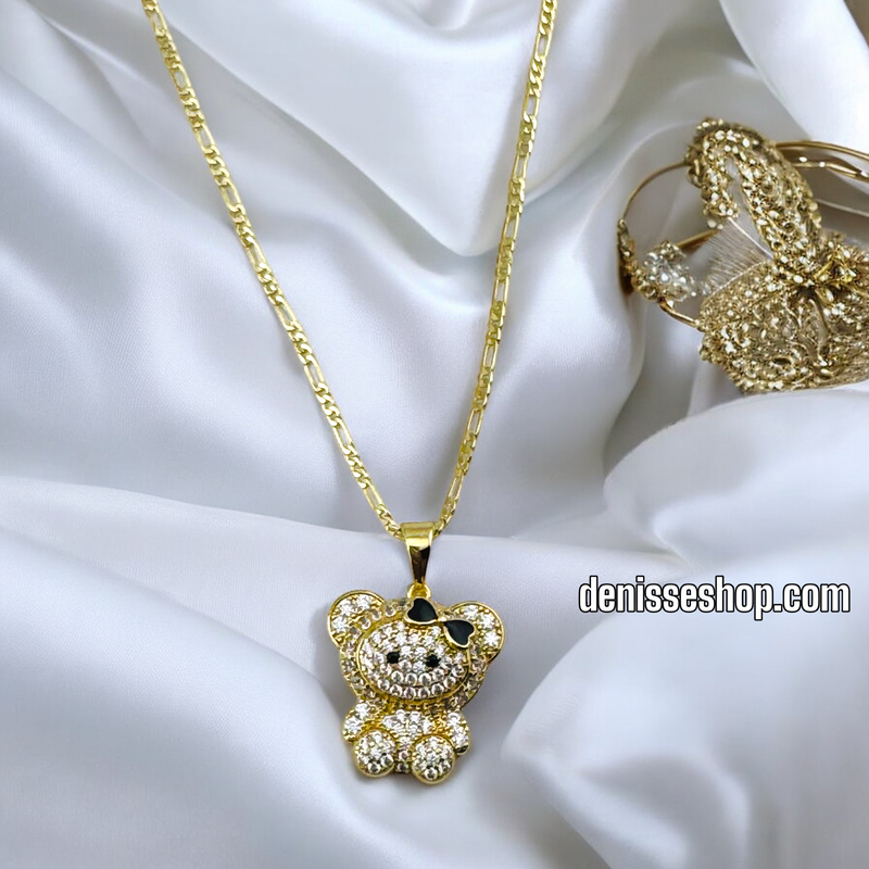 14K / CUTE BEAR CUB PENDANT P572