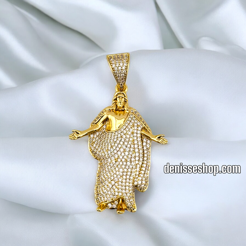 14K WOMEN/MEN JESUS PENDANT P630