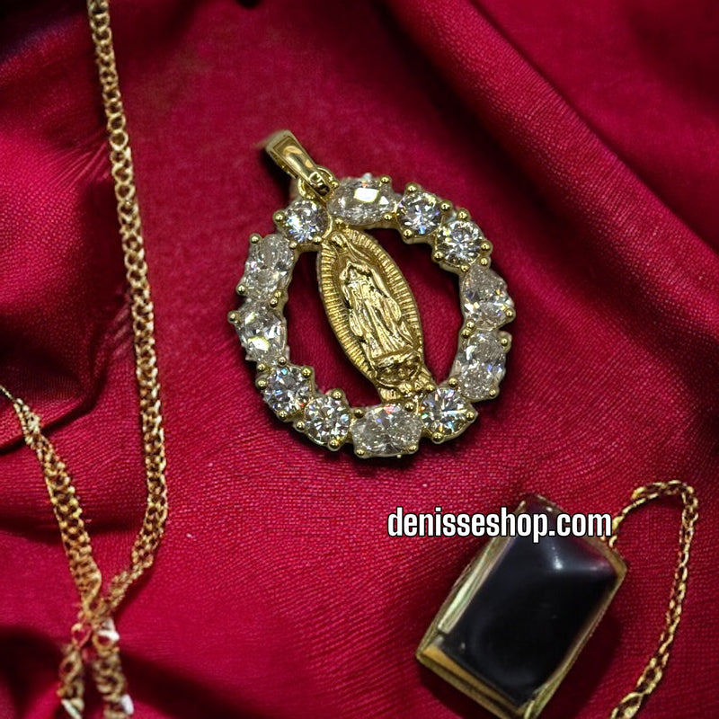 14K GUADALUPE PENDANT P245 (CHAIN NO INCLUDED)