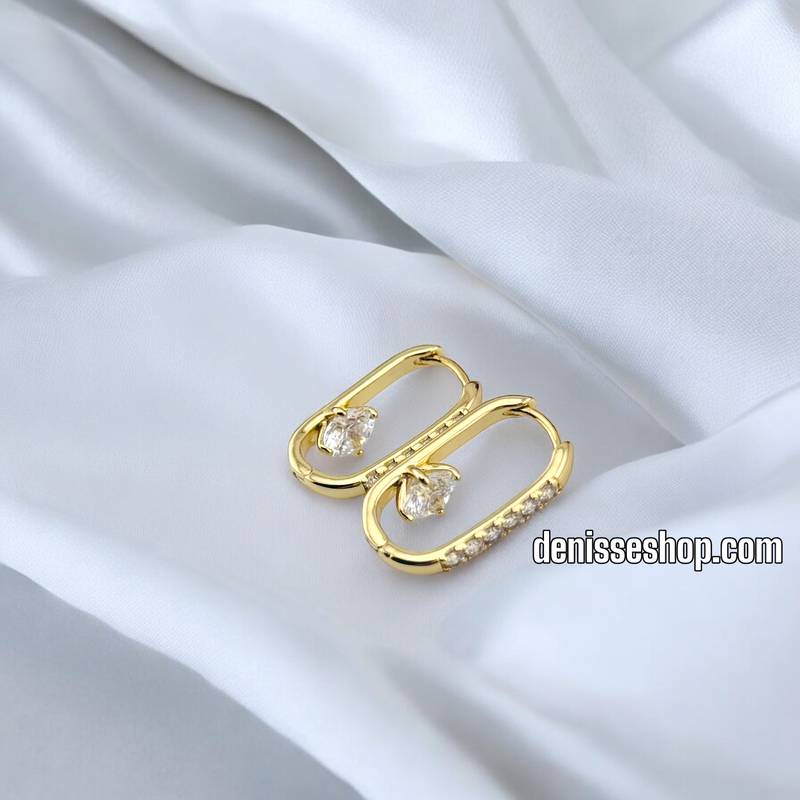 14K SQUARE HOOPS EARRINGS HP613