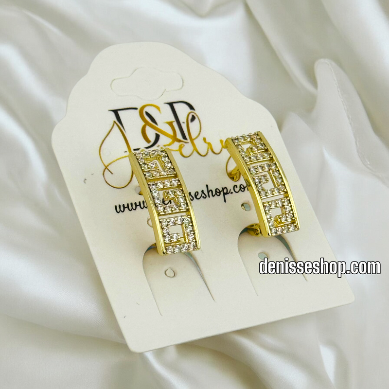 14K DESIGN FASHION EARRINGS E780