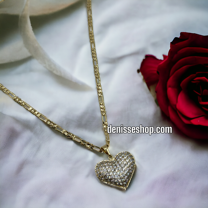 14K HEART PENDANT P314