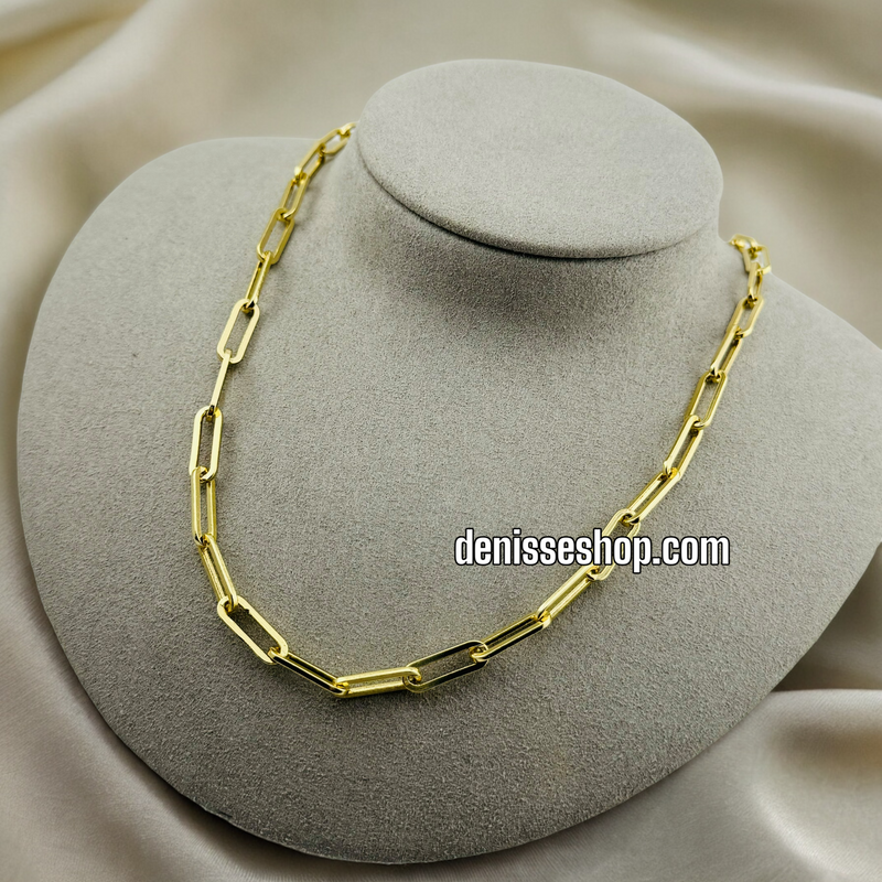 14K PAPERCLIP CHAIN 5MM C1186