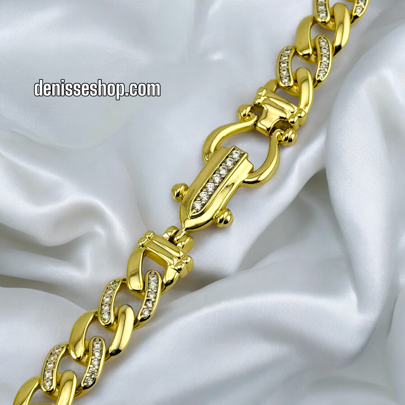 14K /WOMAN LINK BLING CHAIN BRACELET BR574