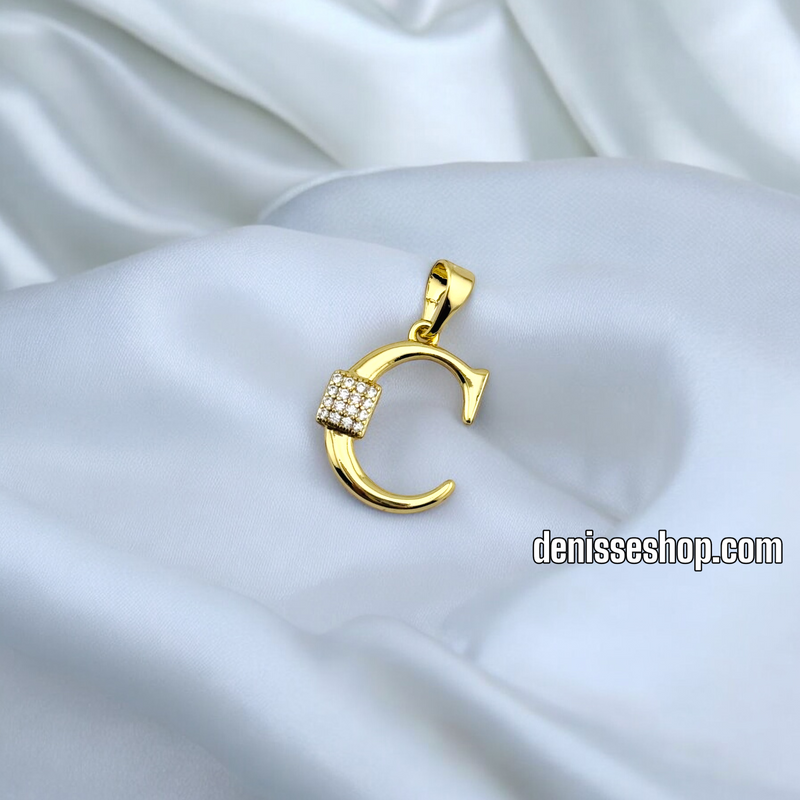 14K FASHION LARGE LETTER PENDANT P645