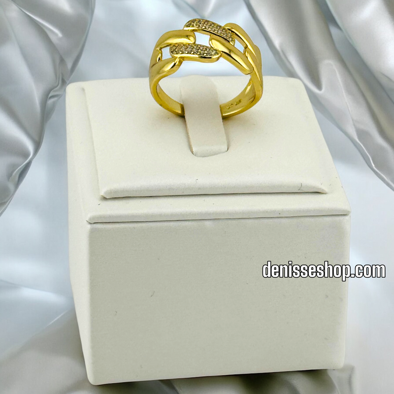 14K GOLD/LINK FASHION RING RG268