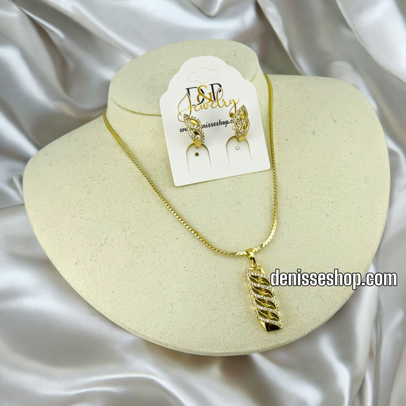 14K WOMAN ELEGANT NECKLACE SET N132