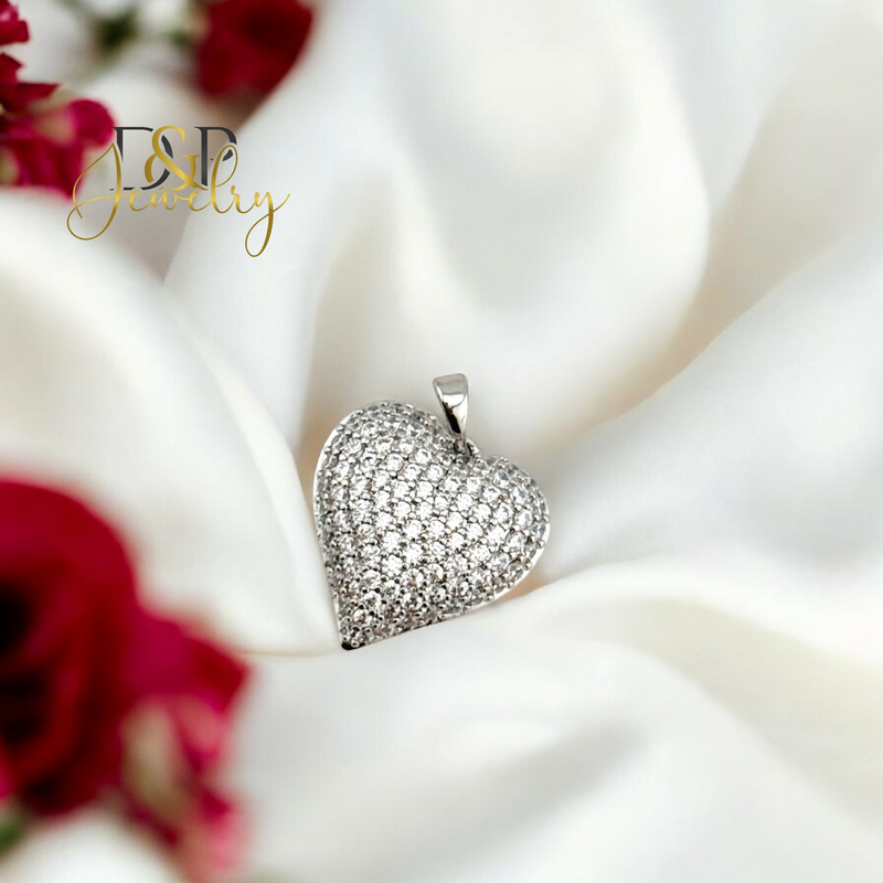 SILVER HEART PENDANT P804
