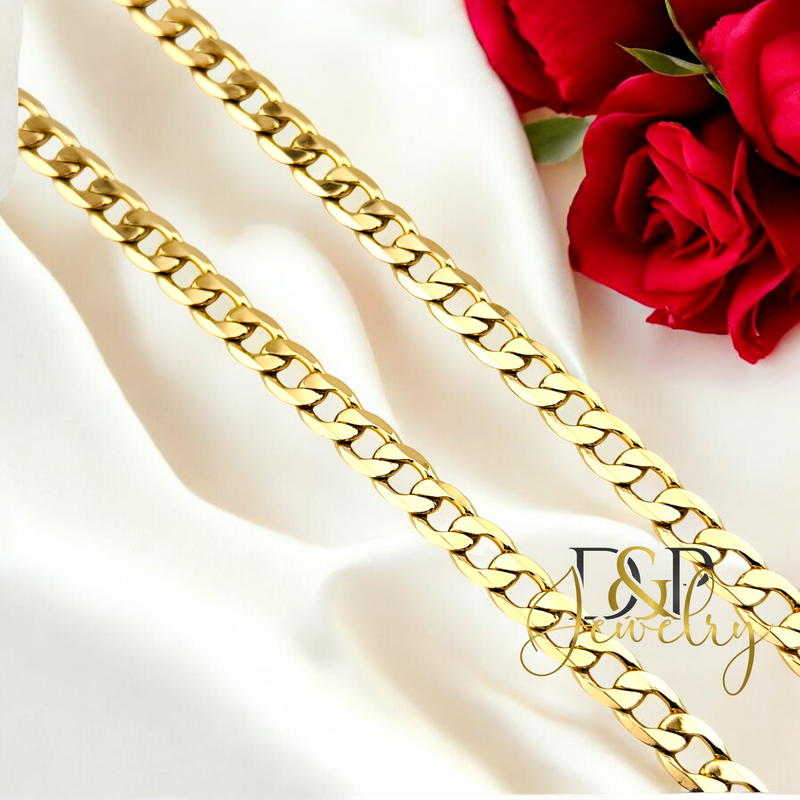 14K CUBAN CHAIN CH119 7MM