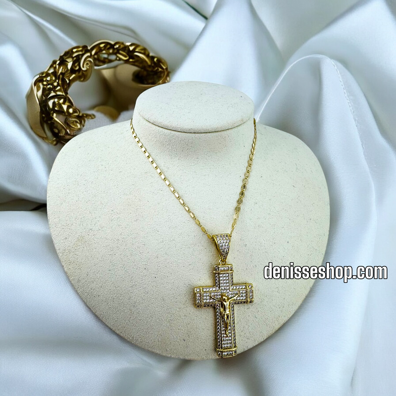 14K / WOMAN CROSS PENDANT P599