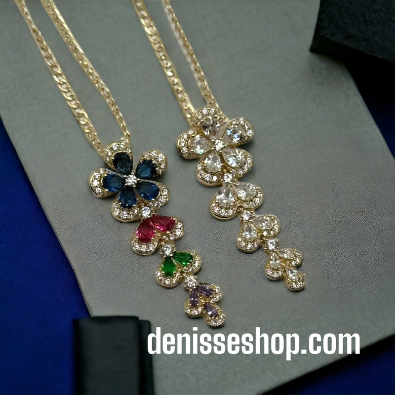 Flower Necklace P147