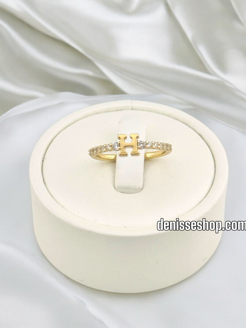 14K WOMEN  LETTER ( F ) RING RG312