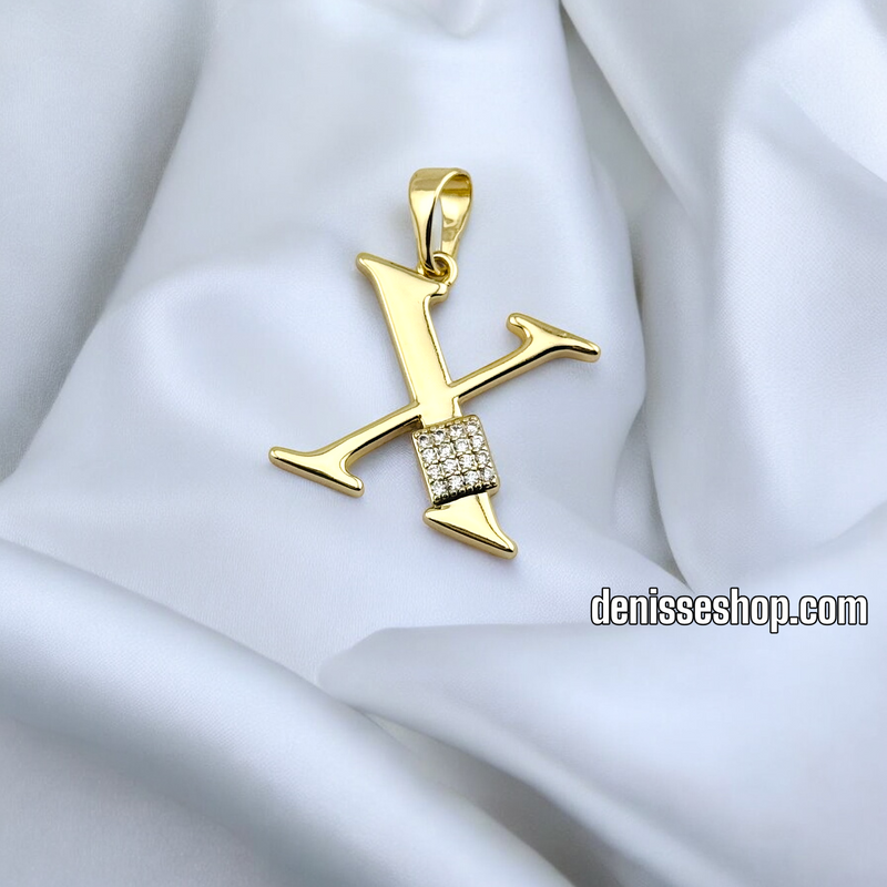 14K FASHION LARGE LETTER PENDANT P645