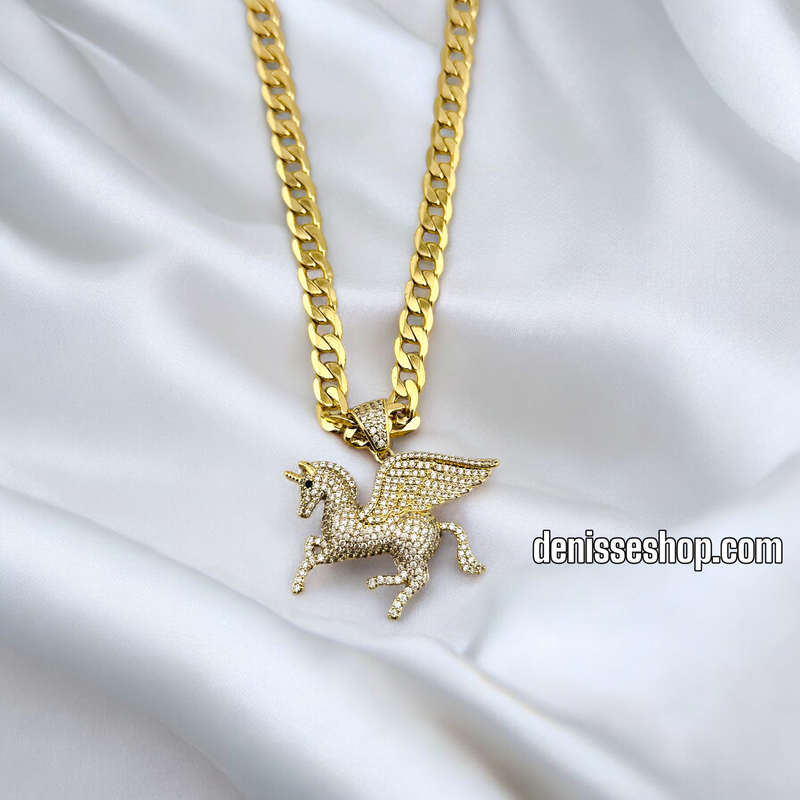 14K WOMEN/GIRL UNICORN PENDANT P629